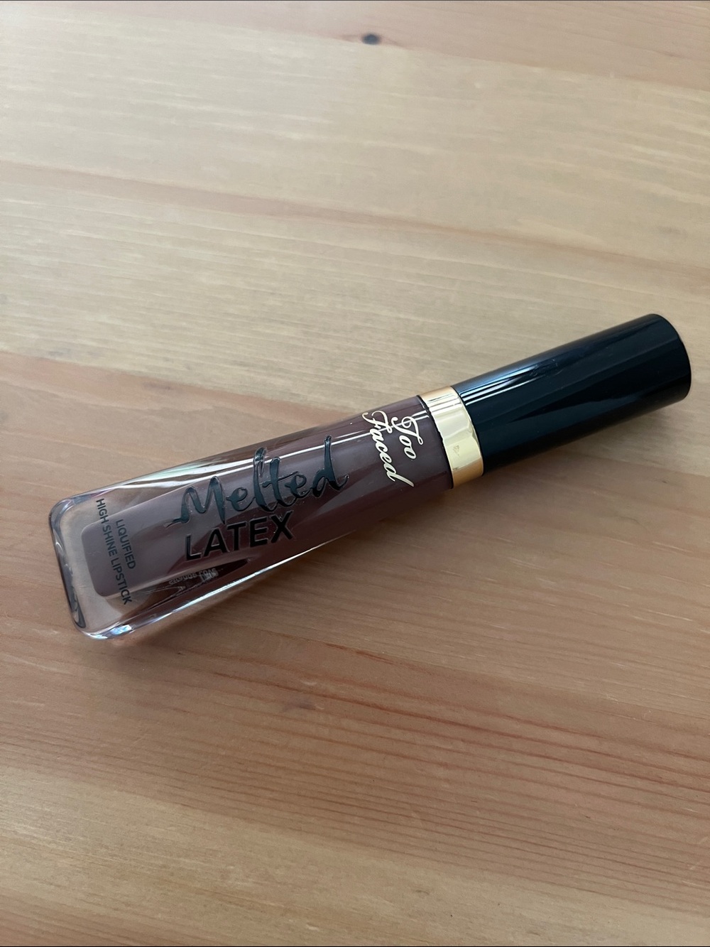 Too Faced Melted Latex Liquified High Shine Lipstick in Strange Love